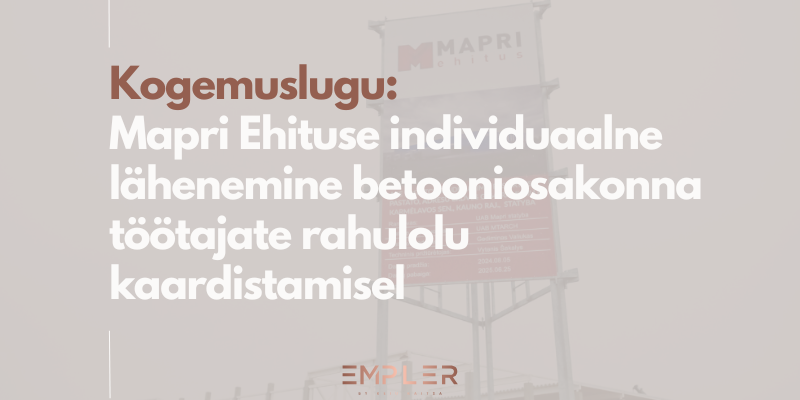 Töötajate rahulolu uuring Mapri Ehituses
